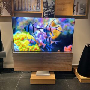 Beovision Harmony 65 - LG Oled 65 G5 4K UHD (nieuw) met eiken covers en vaste Floorstand