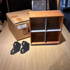 New old stock CD cube A1 Cherry wood in originele verpakking